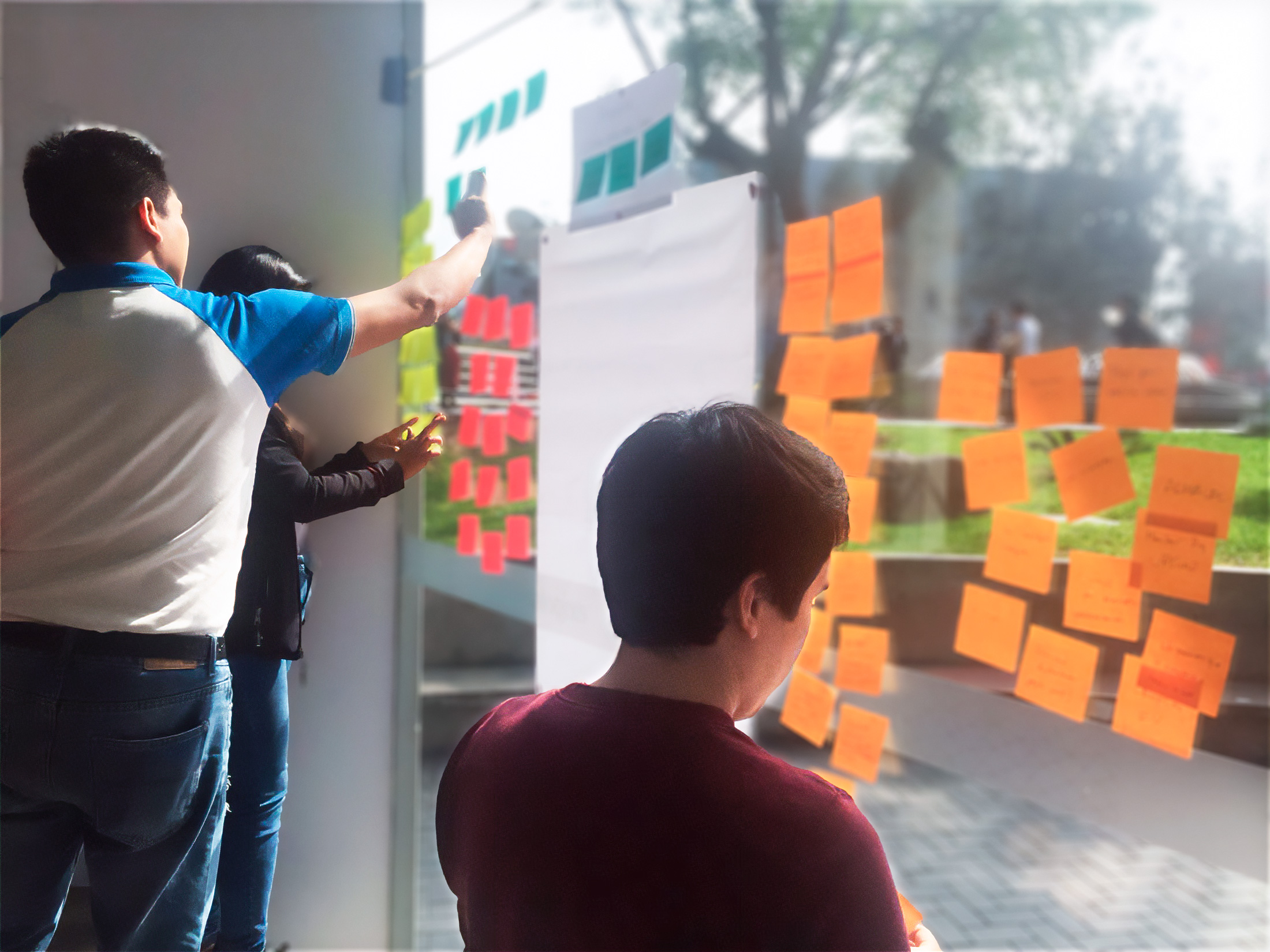 Foto de un taller de ideación