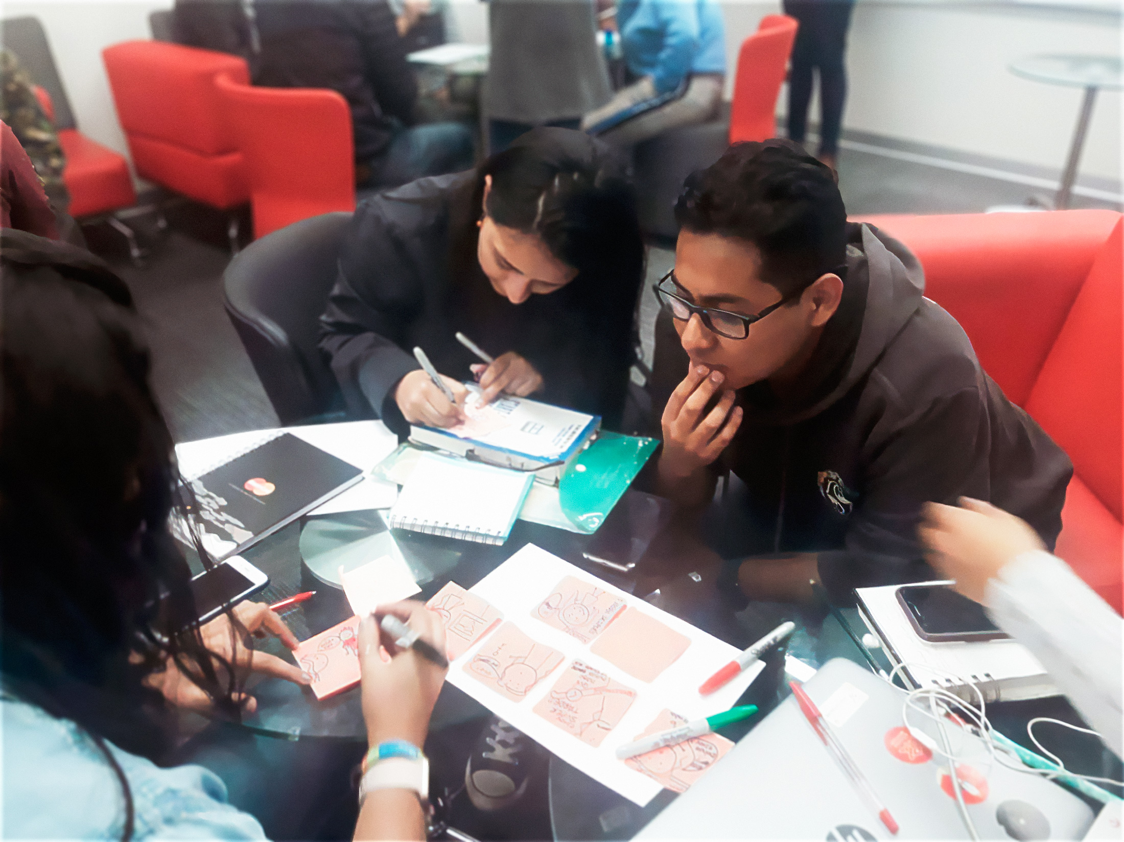 Foto de un taller de ideación